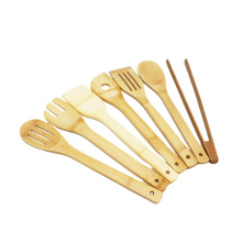 Cuillère de pelle de mélange de bambou d&#39;ustensile de cuisine de ménage fait sur commande en gros cuillère de pelle de sauté en gros